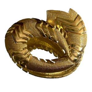 Vintage Monet gold brooch